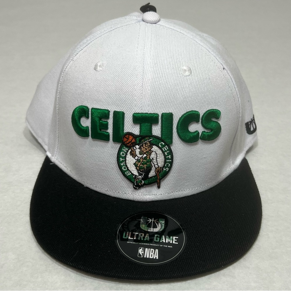 Ultra Game NBA Boston Celtics Basketball Adjustable‎ Snapback Cap